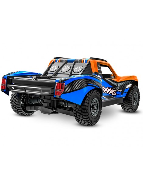 Traxxas Mini Slash BL-2s 1:12 4WD RTR Oranžinis Short Course tipo RC modelis