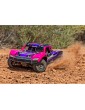 Traxxas Mini Slash BL-2s 1:12 4WD RTR Short Course RC modelis Rožinis
