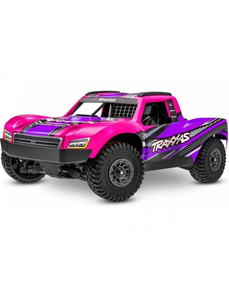 Traxxas Mini Slash BL-2s 1:12 4WD RTR Short Course RC modelis Rožinis