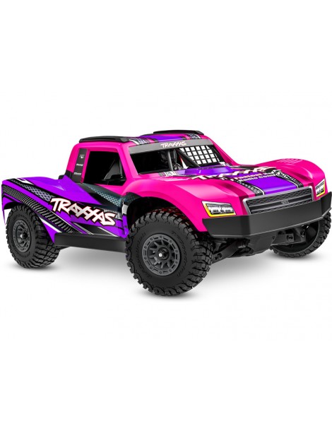 Traxxas Mini Slash BL-2s 1:12 4WD RTR Short Course RC modelis Rožinis
