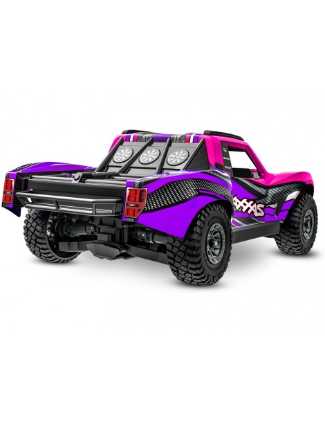 Traxxas Mini Slash BL-2s 1:12 4WD RTR Short Course RC modelis Rožinis