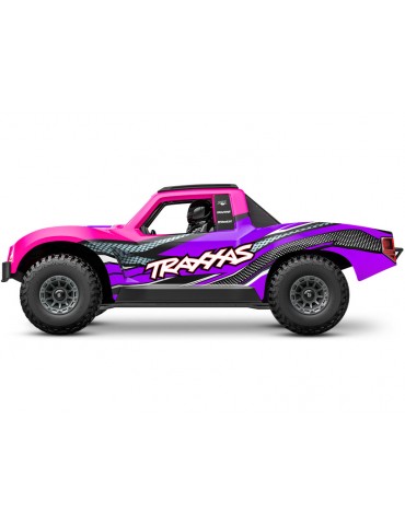 Traxxas Mini Slash BL-2s 1:12 4WD RTR Short Course RC modelis Rožinis