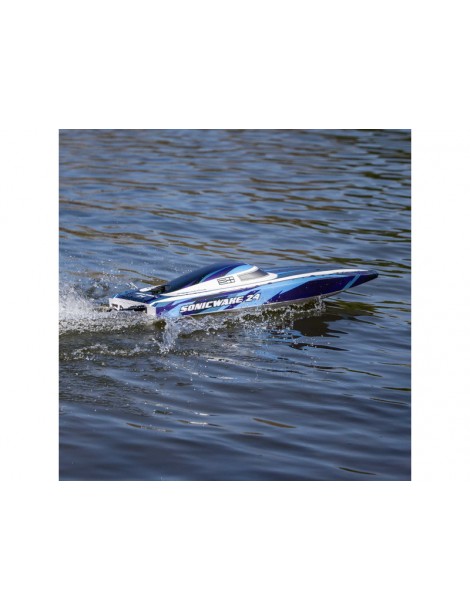 ProBoat Sonicwake 24" RC laivas Brushless RTR mėlynas
