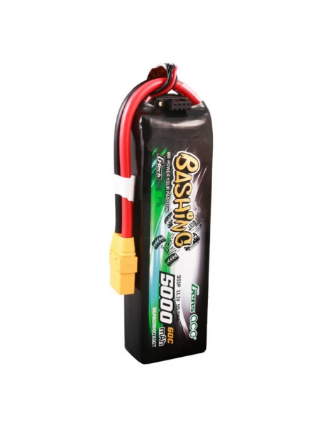 GensAce 5000mAh 11.1V 60C 3S LiPo akumuliatorius su XT90 jungtimi