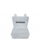 PLASTIC BOX W/ 3 BIG & 8 MED INNER BOXES