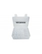 PLASTIC BOX W/ 5 MED & 32 SMALL INNER BOXES