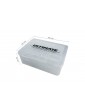 PLASTIC BOX W/ 5 MED & 32 SMALL INNER BOXES