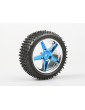 Front Wheel Complete- Buggy 1:10, 2pcs (Blue metalic)