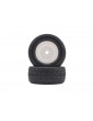 Short Course White Front Tires&Rims 2P
