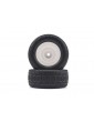 Short Course White Rear Tires&Rims 2P