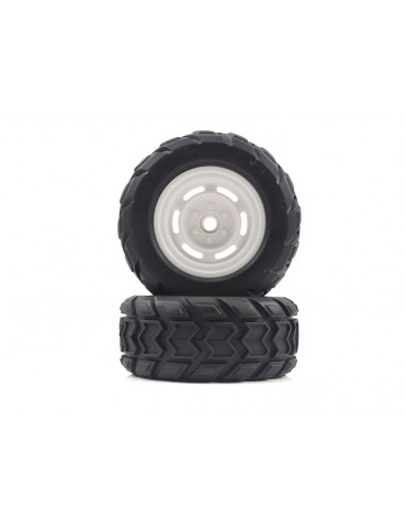 Monster Truck Front Tires&Rims 2P