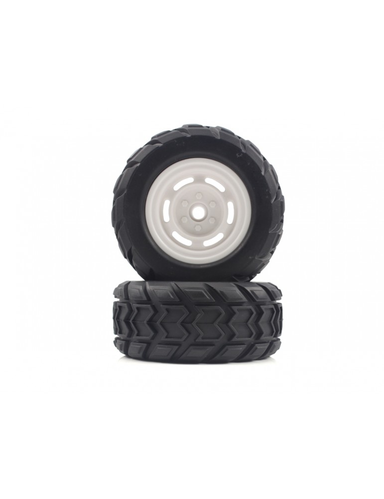 Monster Truck Front Tires&Rims 2P