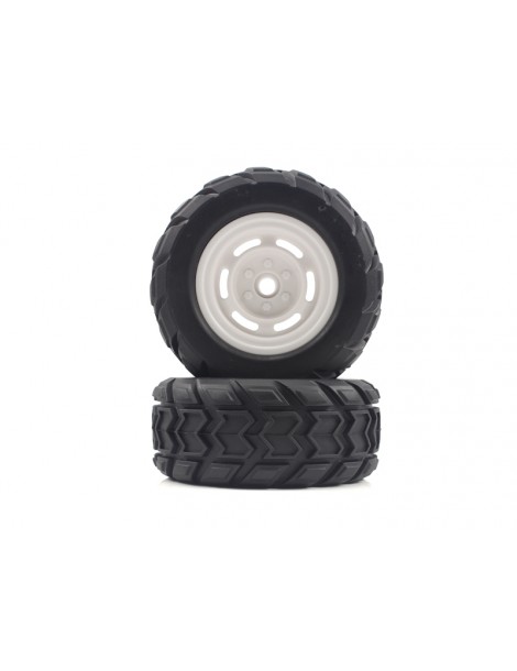 Monster Truck Front Tires&Rims 2P