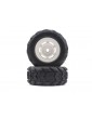 Monster Truck Front Tires&Rims 2P