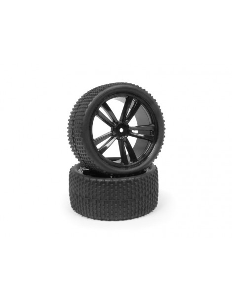 Complete wheel 1:10 XB Rear (2pcs)