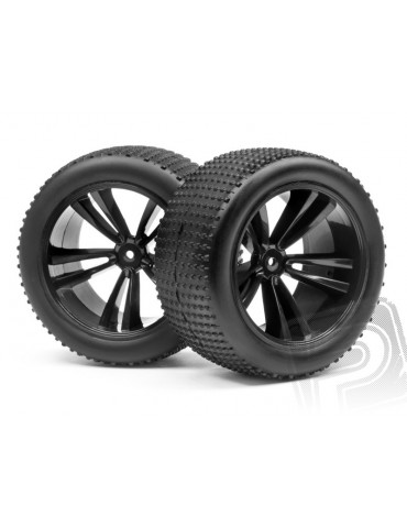 Complete wheel, 1:10 XT Truggy (2ks)