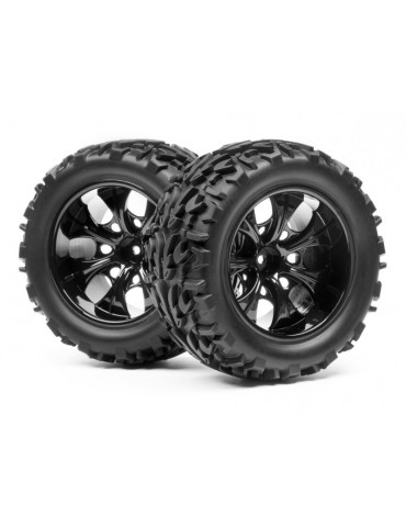Complete wheel, 1:10 MT Monster (2pcs)