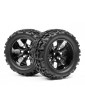 Complete wheel, 1:10 MT Monster (2pcs)