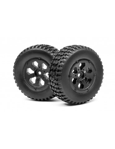 Complete wheel, 1:10 SC/DT (2pcs)