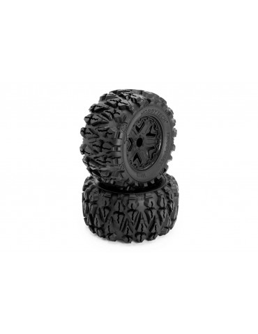 TERRAMAX 140/73 12mm Hex Tyres complety, 2 Pcs.