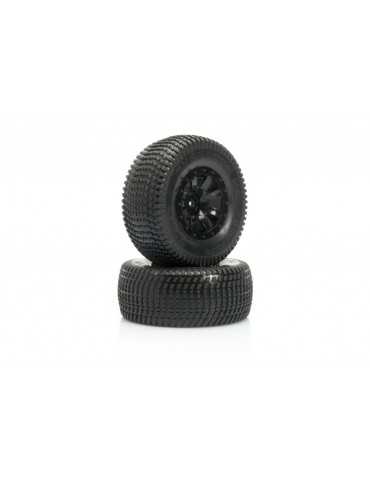 VTEC OVERDOSE PRE-GLUED TYRE - 1/10 SHOURT COURSE K-COMPOUND - TWISTER S
