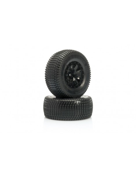VTEC OVERDOSE PRE-GLUED TYRE - 1/10 SHOURT COURSE K-COMPOUND - TWISTER S