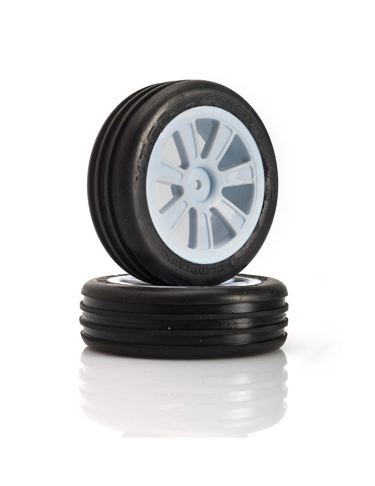 VTEC Groove 2WD Pre-glued Tyre front - 1/10 Buggy J-compound