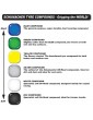 Pre-Glued Mezzo 1/10 - 4WD Front Tyres - Yellow (High Performance, 1 pair)