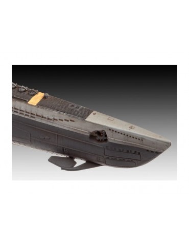 Revell VII C/41 vokiečių povandeninio laivo 1:350 pradedančiųjų rinkinys su dažais ir klijais