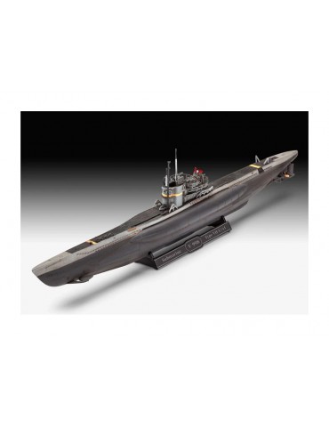 Revell VII C/41 vokiečių povandeninio laivo 1:350 pradedančiųjų rinkinys su dažais ir klijais