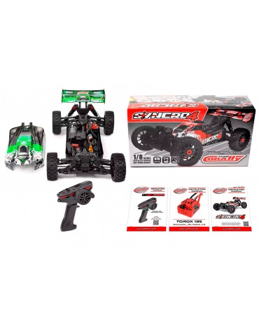 SYNCRO-4 - RTR - Green - Brushless Power 3-4S - No Battery - No Charger