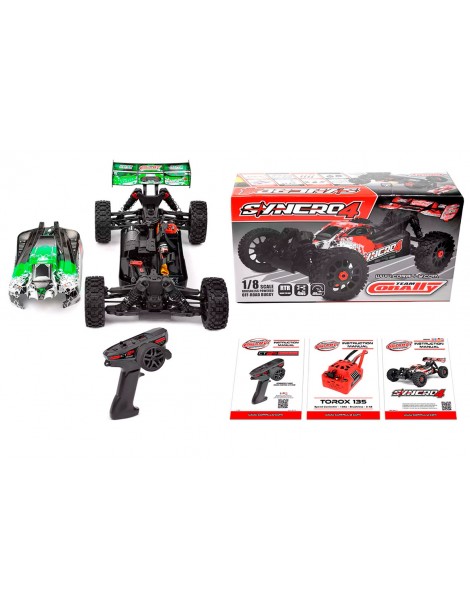SYNCRO-4 - RTR - Green - Brushless Power 3-4S - No Battery - No Charger