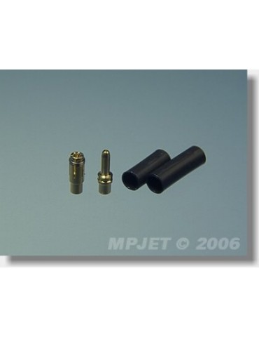 21010 Connectors MP Jet Gold 1,8- 2pairs