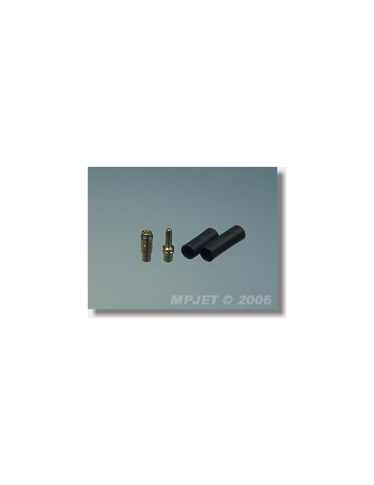 21010 Connectors MP Jet Gold 1,8- 2pairs