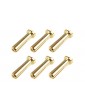 Bullit Connector 4.0mm - Male - Solid Type - Gold Plated - Ultra Low Resistance - Wire 90