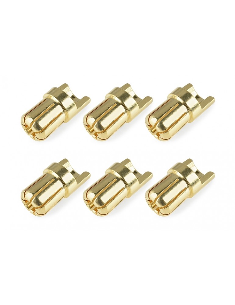 Bullet jungtis 6.5 mm vyr. paauksuota Solid Type – CyborgShop