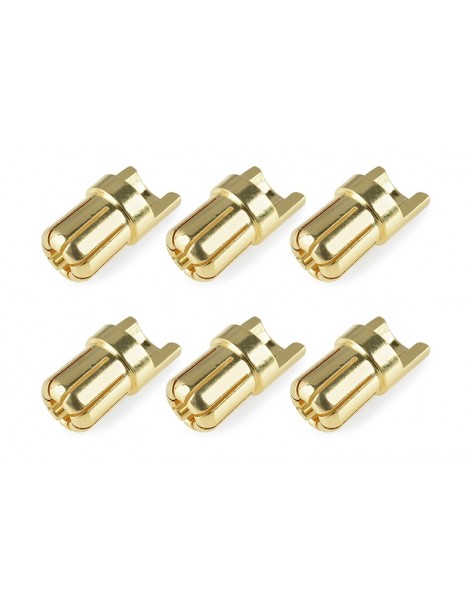 Bullet jungtis 6.5 mm vyr. paauksuota Solid Type – CyborgShop