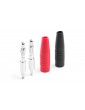 Bananas plug 4mm Silver Solder (Black+Red)