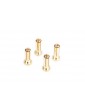 5mm Gold connectors - WorksTeam - 18mm length (4 pcs.)