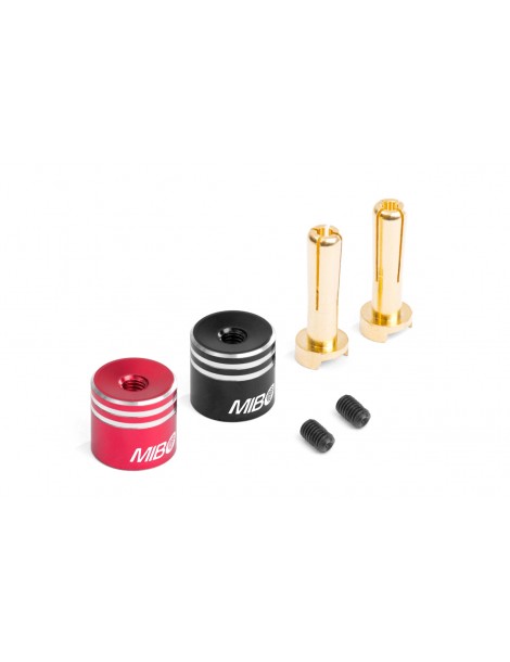 MIBO Heatsink Bullet Plugs - 4mm (2pcs)