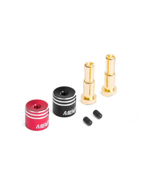 MIBO Heatsink Bullet Plugs - 4/5mm Stepped (2pcs)