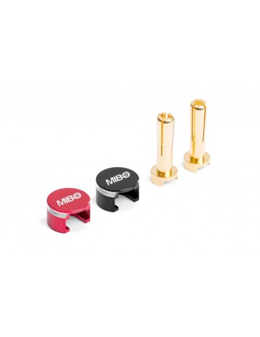 MIBO Low Profile Bullet Plugs - 4mm (2pcs)