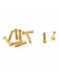 4mm Gold Plug Male 18mm (10pcs)