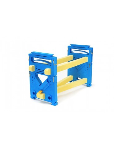 Standbox 4-in-1 stovas RC modeliams mėlynas geltonas