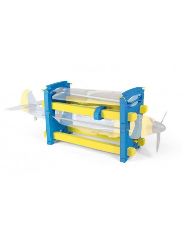 Standbox 4-in-1 stovas RC modeliams mėlynas geltonas