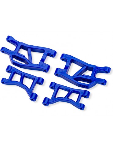 Traxxas Blue Front Upper & Lower Suspension Arms (L&R)