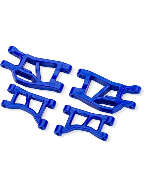 Traxxas Blue Front Upper & Lower Suspension Arms (L&R)