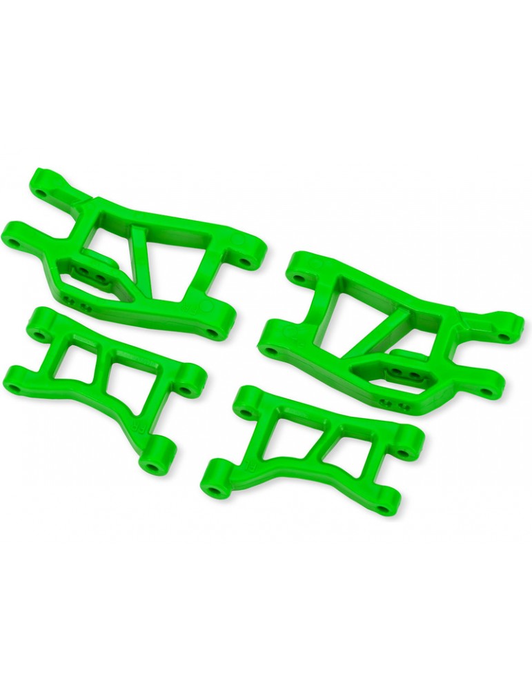 Traxxas Green Front Upper & Lower Suspension Arms (L&R)