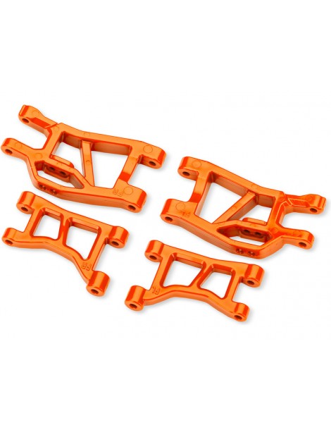 Traxxas Orange Front Upper & Lower Suspension Arms (L&R)