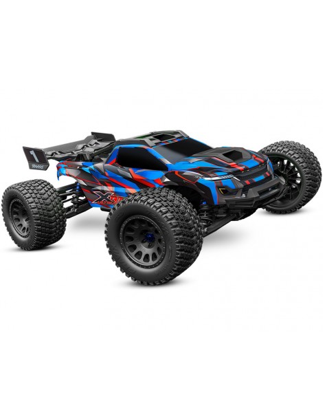 Traxxas XRT 8S Ultimate 1:6 mėlynas RC monster truck su aliuminio važiuokle